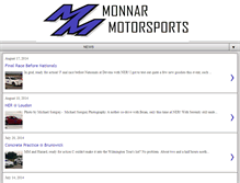 Tablet Screenshot of monnarmotorsports.com